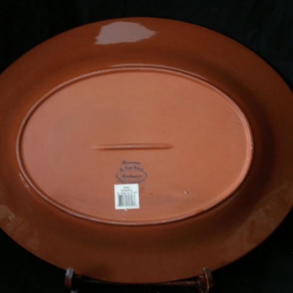 Romance / Nanette Vacher by Ambiance OVAL SERVING PLATTER 18 1/8" - Picture 3 of 3